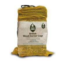 Kiln Dried Logs (6kg / 27Litre) for Wood Burners, Log Burner Stoves, Camping Fire Pit and Stoves, Low Moisture, Long Lasting, High Heat, Sustainably