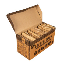 Logpile - Kiln Dried Oak Hardwood British Little Logs (1 box) | Perfect for Pizza Ovens, Fire Pits | Mini Logs for Wood-Fired Cooking | Quick Lightin