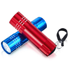 Riakrum 2 Pcs Mini Pocket Torch Small Handheld Torches Kids Led Flashlight 3 Inch Waterproof Pencil Torch with Lanyards for Camping Hiking Outdoor, B