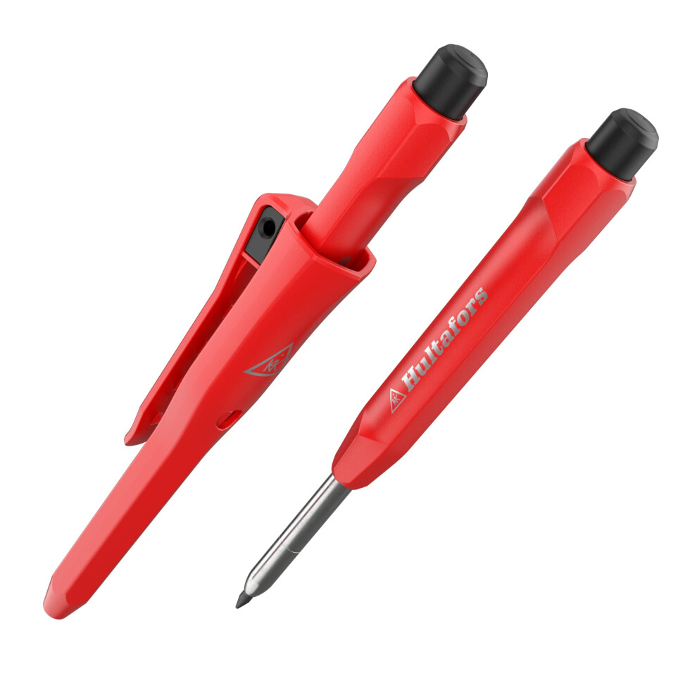 Photos - Other Hand Tools Hultafors Professional Carpenters pencil incl. Long-Lasting Graphite Lead & Sharpener I I 1 Piece I Deep hole Marker with No 
