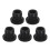sourcing map 5 Pcs Black Plug Holes, Waterproof Rubber Button Plug for 11mm / 0.43" Hole 1