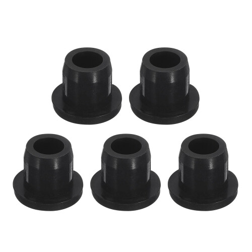 sourcing map 5 Pcs Black Plug Holes, Waterproof Rubber Button Plug for 11mm / 0.43" Hole