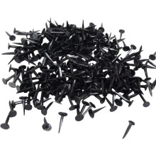 Merriway BH02815 (100 gm) Blued Cut Carpet Upholstery Tacks Nails, 13 mm - Pack of 100 gm, black