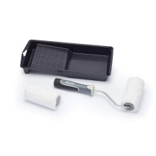 Harris Ultimate Walls & Ceilings Medium Pile Roller Set, Tray, Frame, Roller Sleeves