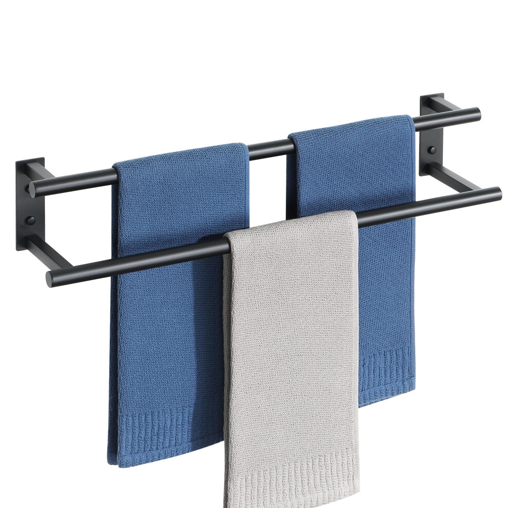 Mooche Towel Rail,Bathroom Towel Rail Wall Mounted, Double Towel Rack For Bathroom,Sus304 Stainless Steel 600Mm Towel Holder, Double Towel Bars For H 5005806835394