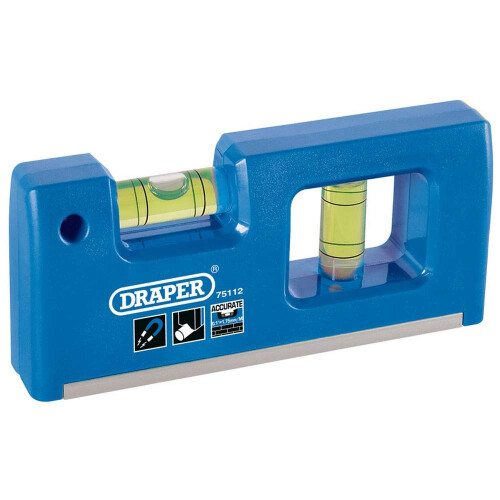 Draper Draper 75112 Mini Level, 100 mm , Blue