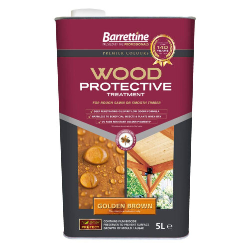 5 L Wood Protective Treatment Golden Brown