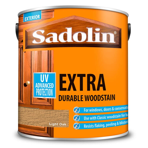 Sadolin Sadolin 2.5 Litre Extra Durable Woodstain Light Oak