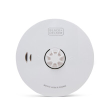 BLACK+DECKER Multi-Sensor Smoke And Heat Alarm. Battery Powered With 10 Year Battery Included. Easy To Install Smoke Detector Fire Alarm. Smoke Alarm
