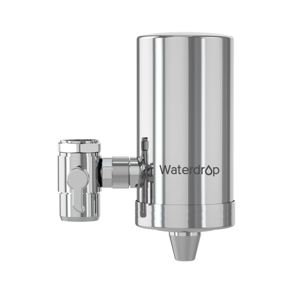 Waterdrop Water Filter Tap, Stainless-Steel Water Filter For Tap, Water Tap Filter Reduces Chlorine, Odor And Bad Taste - ???????? ?????? ??????????? 5002631227318