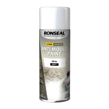 Ronseal 6 Year Anti Mould Aerosol White Matt 400ml