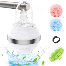 MoKo Bath Filter for Babies and Adults, Bath Water Filter for Tub, Removes Contaminants for Smoother Skin, Hair, Nails, Portable Bath Filter with Sho