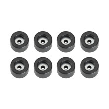 Adam Hall Hardware 4904 M8 AH - Bag of 8 Rubber Foot 25 x 15 mm, Black