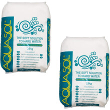 AQUASOL | Salt Tablets | 2 x 25Kg | for Water Softeners | 100% UK Manufactured from Food Grade PDV