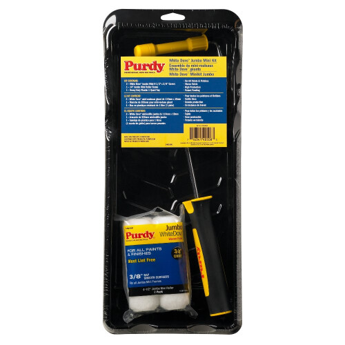Purdy Purdy 14C810600 Mini Jumbo Roller Starter Kit 4.5" , White