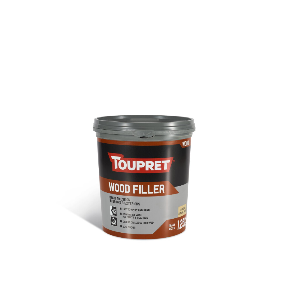 Toupret Wood Filler - Professional-Grade, Pre-Mixed Interior & Exterior Wood Repair Paste - Quick-Drying, Sandable, Paintable - Fills Cracks & Holes 5001642413635