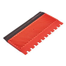 Amtech Wall Tile Adhesive Applicator with 4 4 mm Notched Edges, Integrated Rubber Grout Spreader for Seamless Finishing, Lightweight and Easy to Us