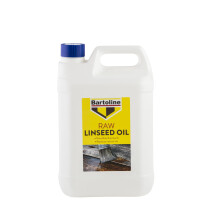 Bartoline Raw Linseed Oil 5L – Natural Wood Protector & Water-Resistant Treatment for Furniture, Stone & Sports Equipment