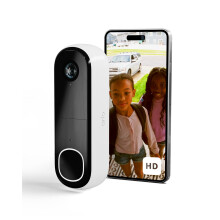 Arlo HD Doorbell Camera Wireless, Outdoor WiFi Video Doorbell, Motion Sensor CCTV Camera Systems, 6 Month Battery Operated Security Camera, Night Vis