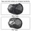 Universal Air Intake Filter Dust Cover Black 17