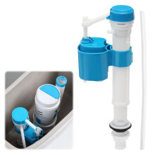 Toilet Flush System Replacement, Adjustable Bottom Entry Toilet Fill Valve, High Pressure Cistern Fill Valve - Prevents Backflow for Home Bathroom Ta