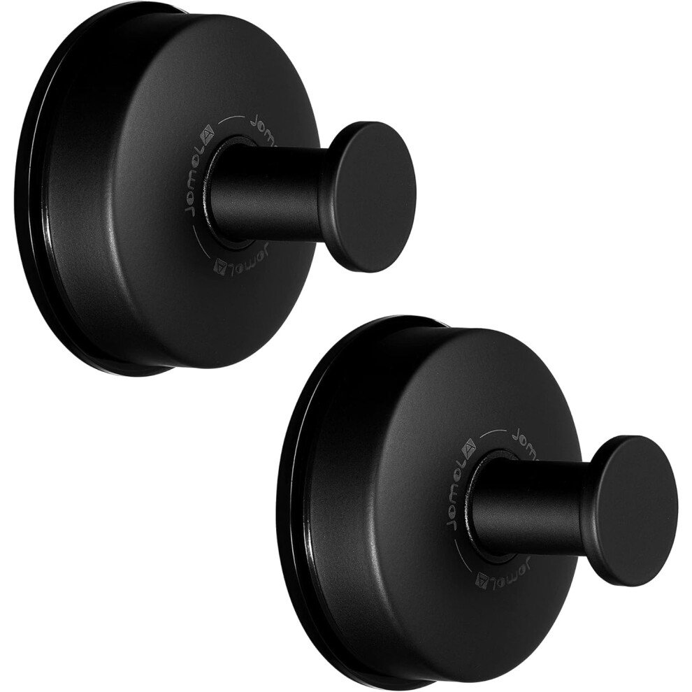 Jomola 2Pcs Stainless Steel Bathroom Towel Hook Suction Cup Holder Utility Shower Hooks Hanger For Towel Storage Kitchen Utensil Vacuum Suction Cup H 5002867167280