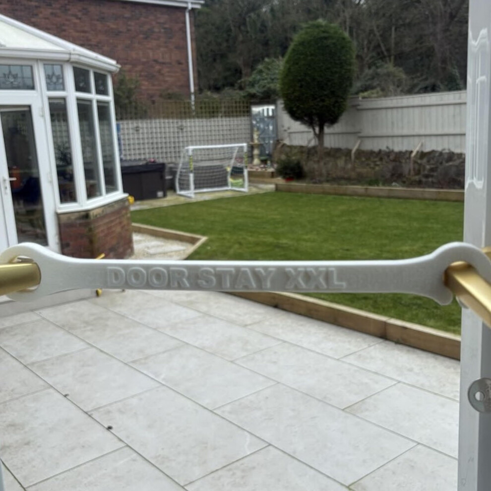 Door Stay French & Patio Door Stay Â Hold Open Door Restraint For Large Dogs Â Pet Access & Ventilation Aid Â Creates Controlled Opening Approx 5006726749631