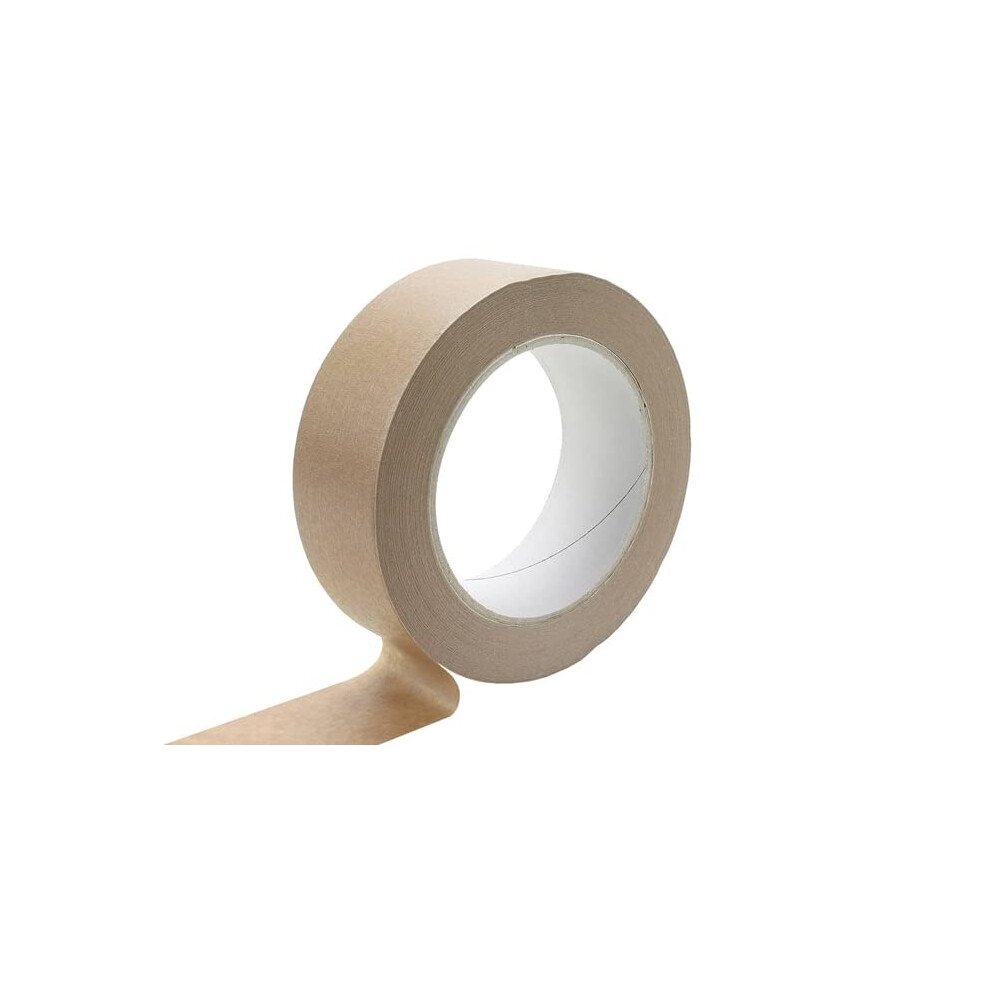 Lagunaproject 38Mm X 50M 60Gsm Brown Self Adhesive Backing Kraft Paper Tape Picture Framing Framers 5000347471605
