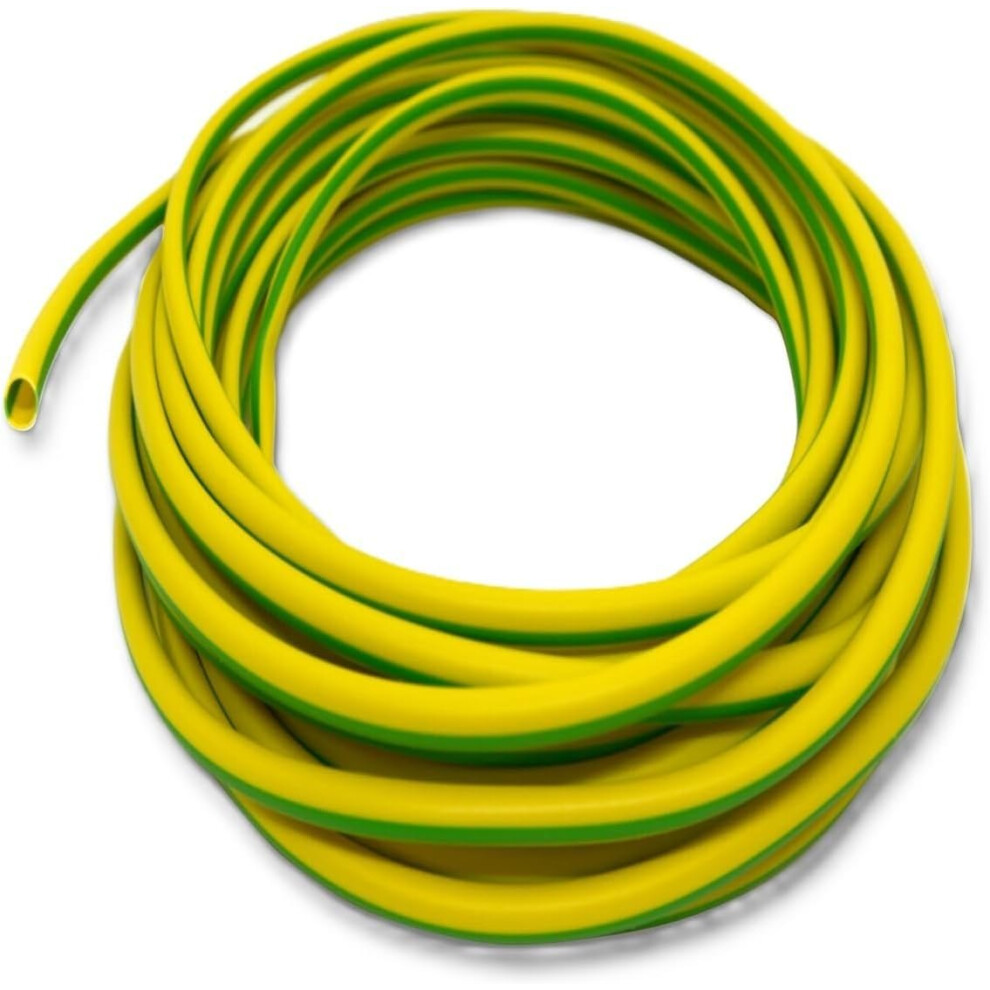Merriway Bh01483 Earth Sleeving, 2.0Mm Yellow & Green, 10 Metres (33 Feet) 5003503899800