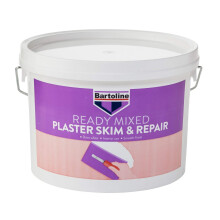 Bartoline Ready Mixed Plaster Skim and Repair 5L, Easy Application Plaster for Wall and Ceiling Repairs