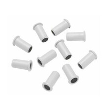 Pipestation 15mm Push Fit Fittings Pipe Inserts (10 Pack) - 15mm Pushfit Plumbing Fittings for Plastic PEX PB & Copper Pipe Radiators - Plumber's Pac