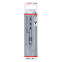 Bosch Professional PointTeQ Hex Drill Bit (for Metal, Ø: 5.0 mm, Total Length: 91 mm, ¼’’ Hex Shank, Accessory for Impact Drivers and Drill Driv