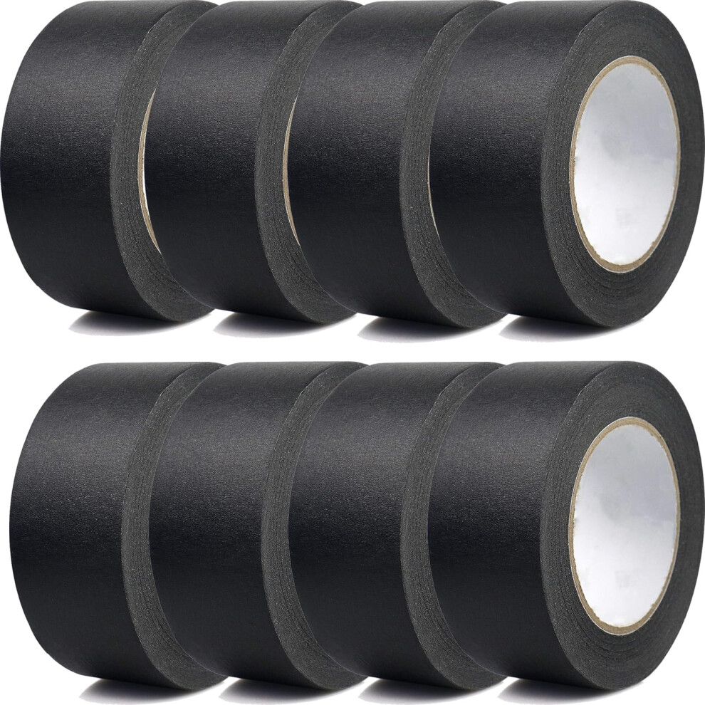 Zalujmus Multi-Surface Premium Masking Tape, Decorating Painters Tape For Artist Indoor 30M*5Cm, Black (8) 5000142434447
