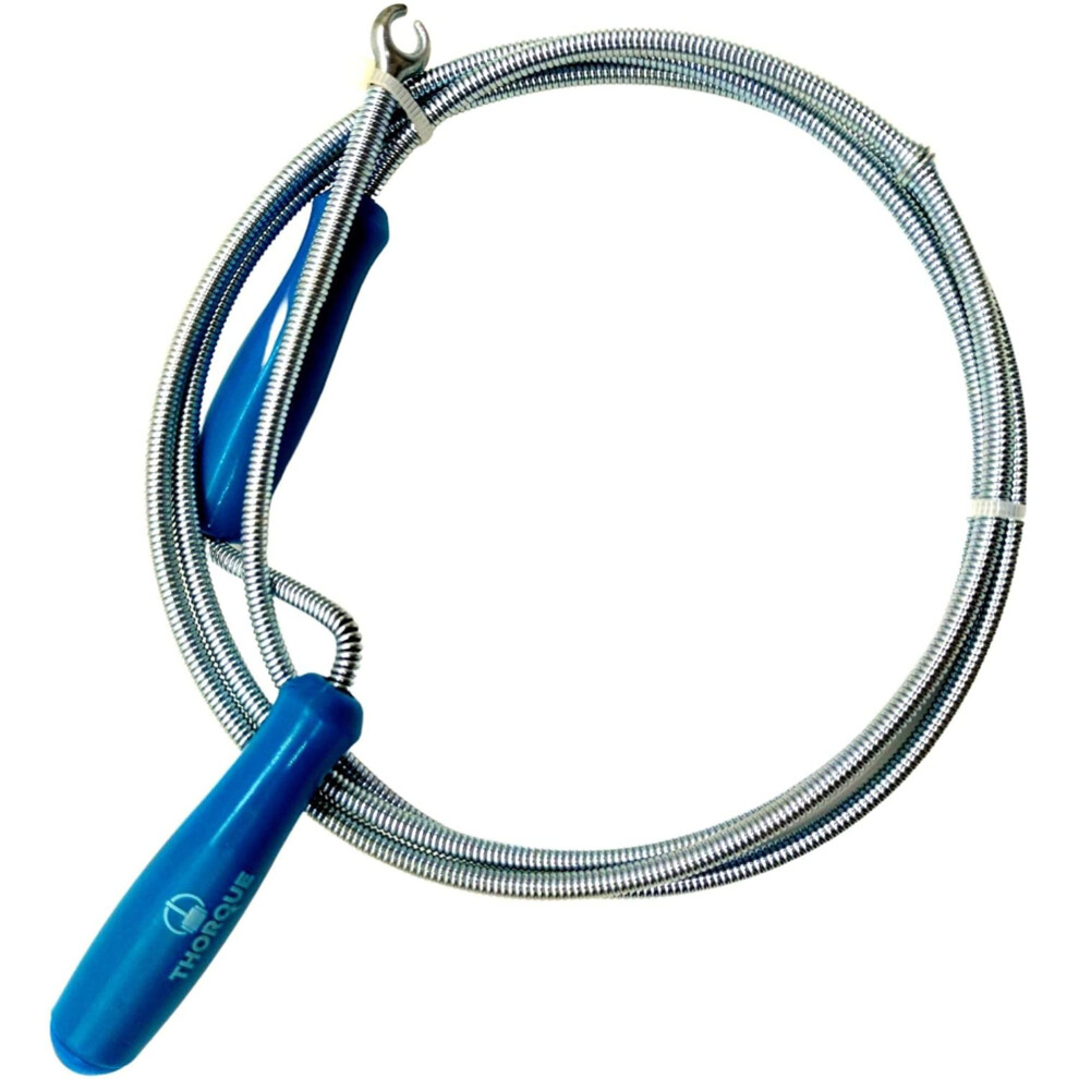 Thorque Professional Drain Unblocker 3M (9.84 Ft) With Claw, Flexible Plumbing Snake And Drain Auger Spring 5005717881381