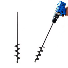 Planting Auger Drill Bit for Garden – 3cm Diameter x 60cm Deep Hole Digger – Fits Any 3/8” Drill – Ideal for Bulbs, Seedlings, Stakes & Raised