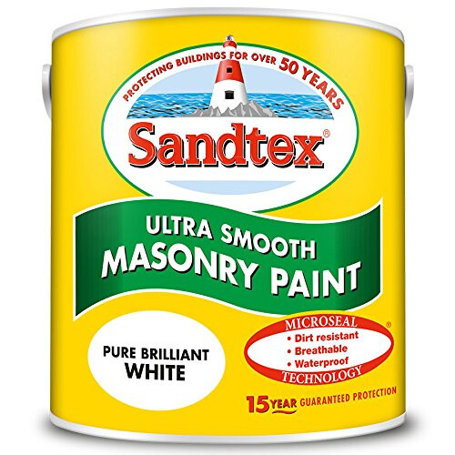 Sandtex Sandtex Retail Ultra Smooth Masonry Brilliant White 2.5 L
