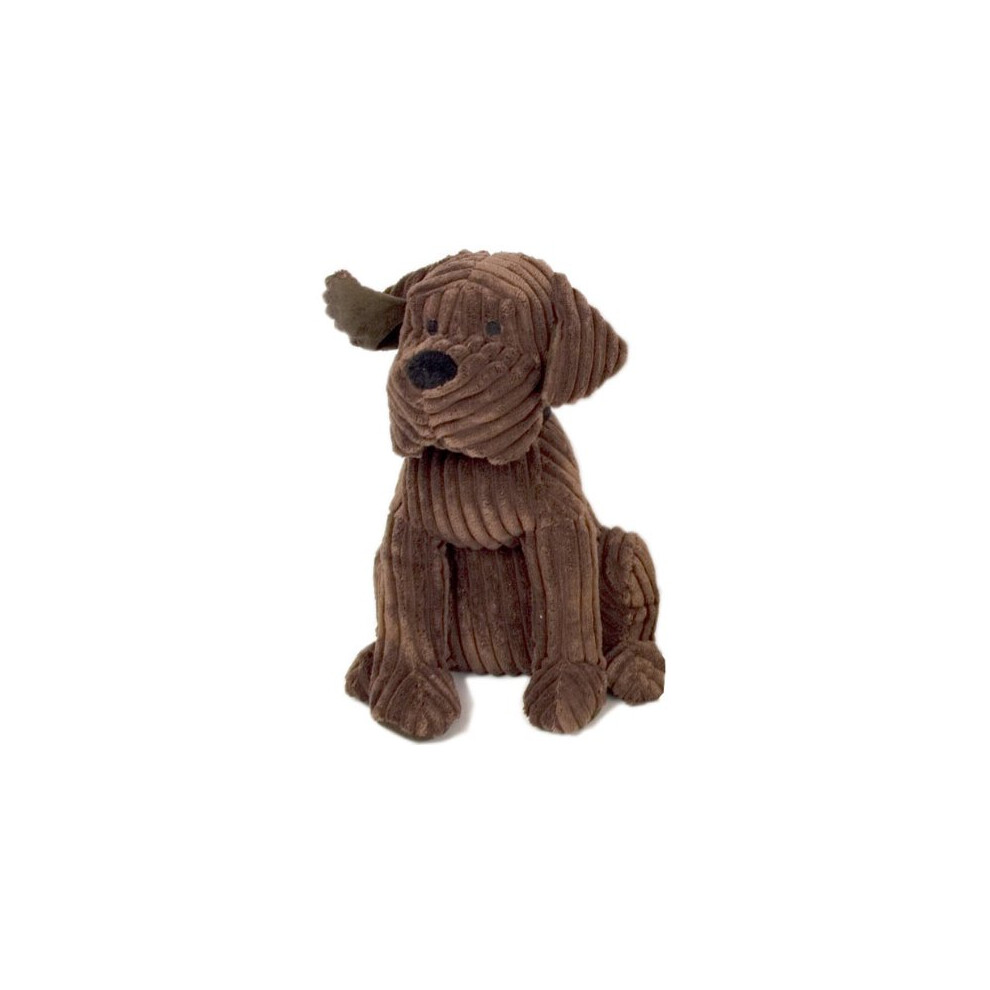 Photos - Door Lock Take Me Home Cute Dog Door Stop - Chunky Cord Ribbed Dog 28cm (Brown)