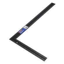 Faithfull Roofing Rafter Framing Square – Heavy-Duty Steel Carpenter's Square with Metric & Imperial Markings, Conversion Chart & Hanging Hole - 600