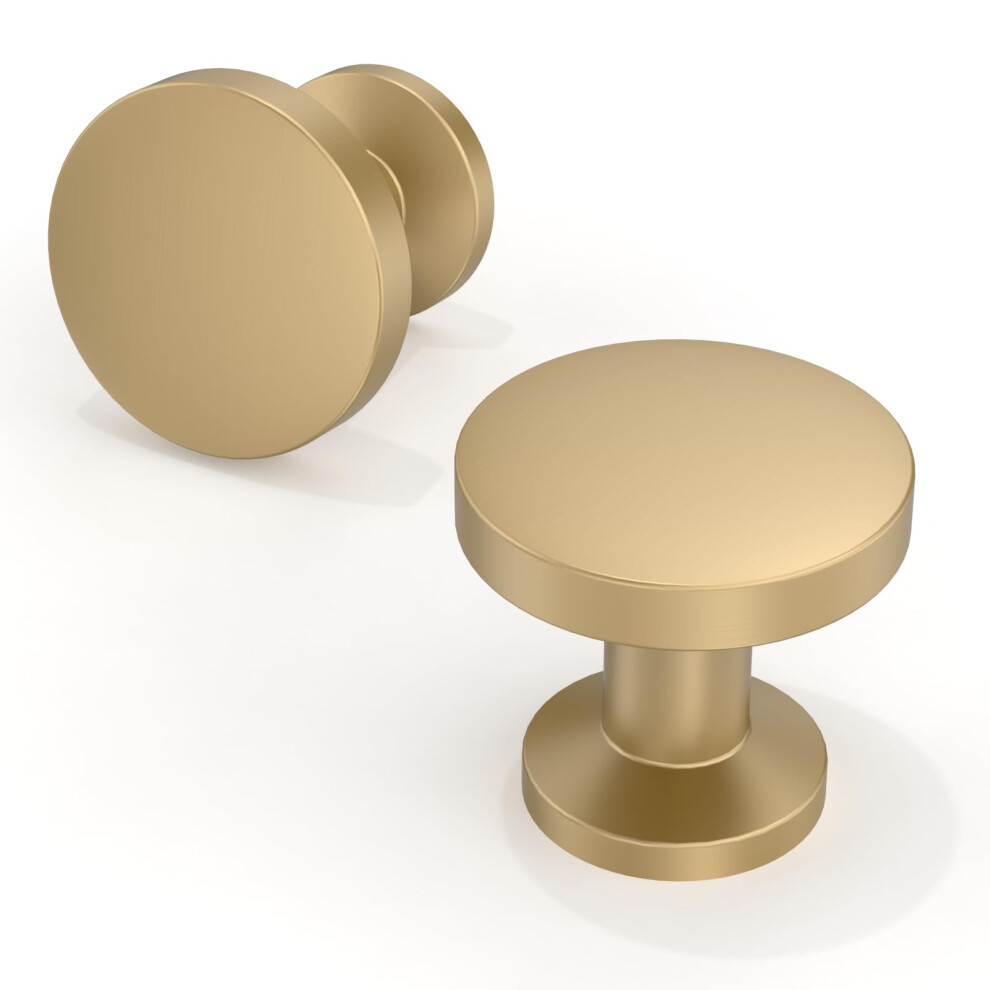Talentedeco 10 Pack Champagne Bronze Kitchen Cabinet Knobs 30Mm Solid Zinc Alloy Knobs For Drawers 5002896863382
