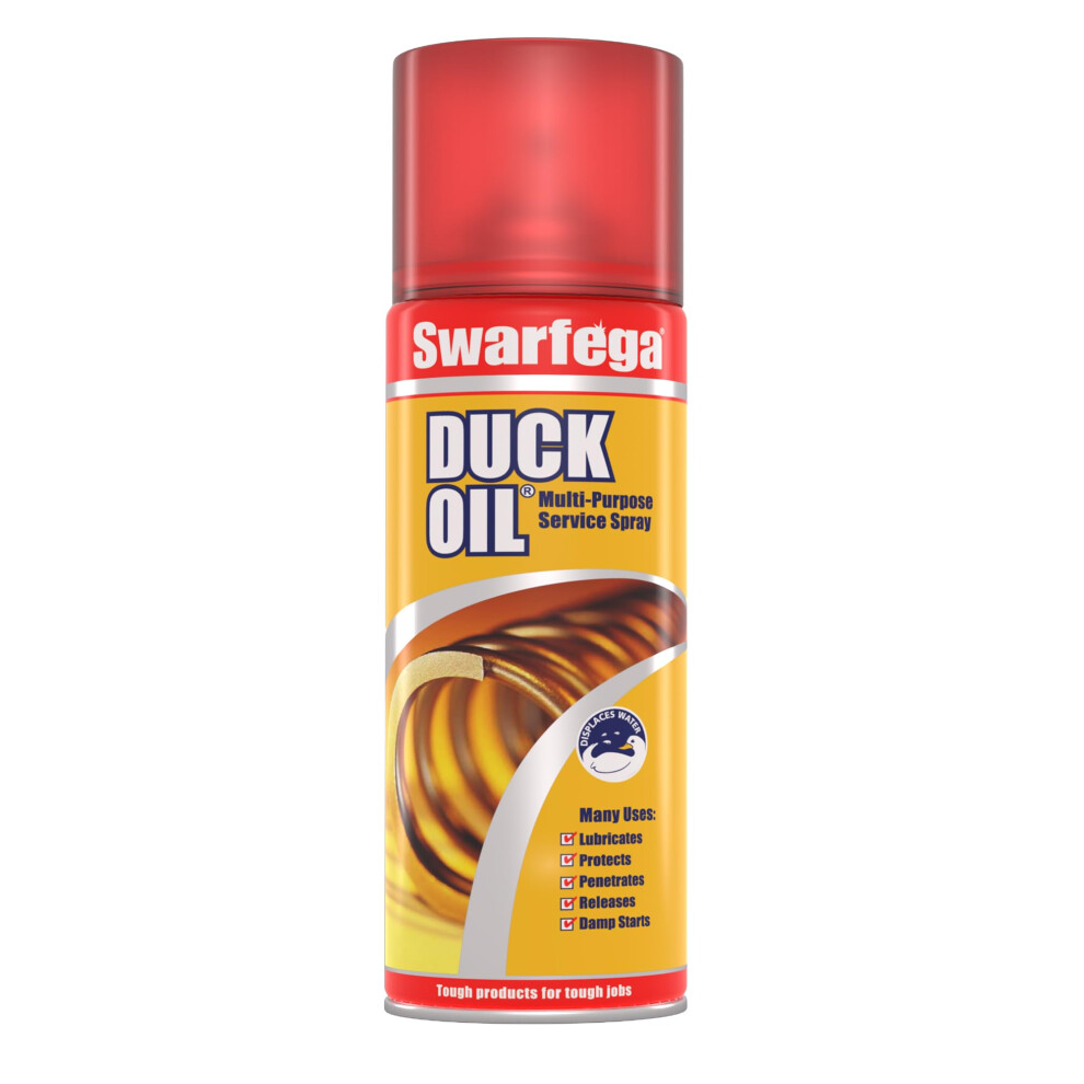Swarfega Duck Oil Â Multi-Purpose Lubricant & Corrosion Protector Â Displaces Water Â Protects Metal Surfaces Â 500Ml Aerosol Â For Professi 5007129032207