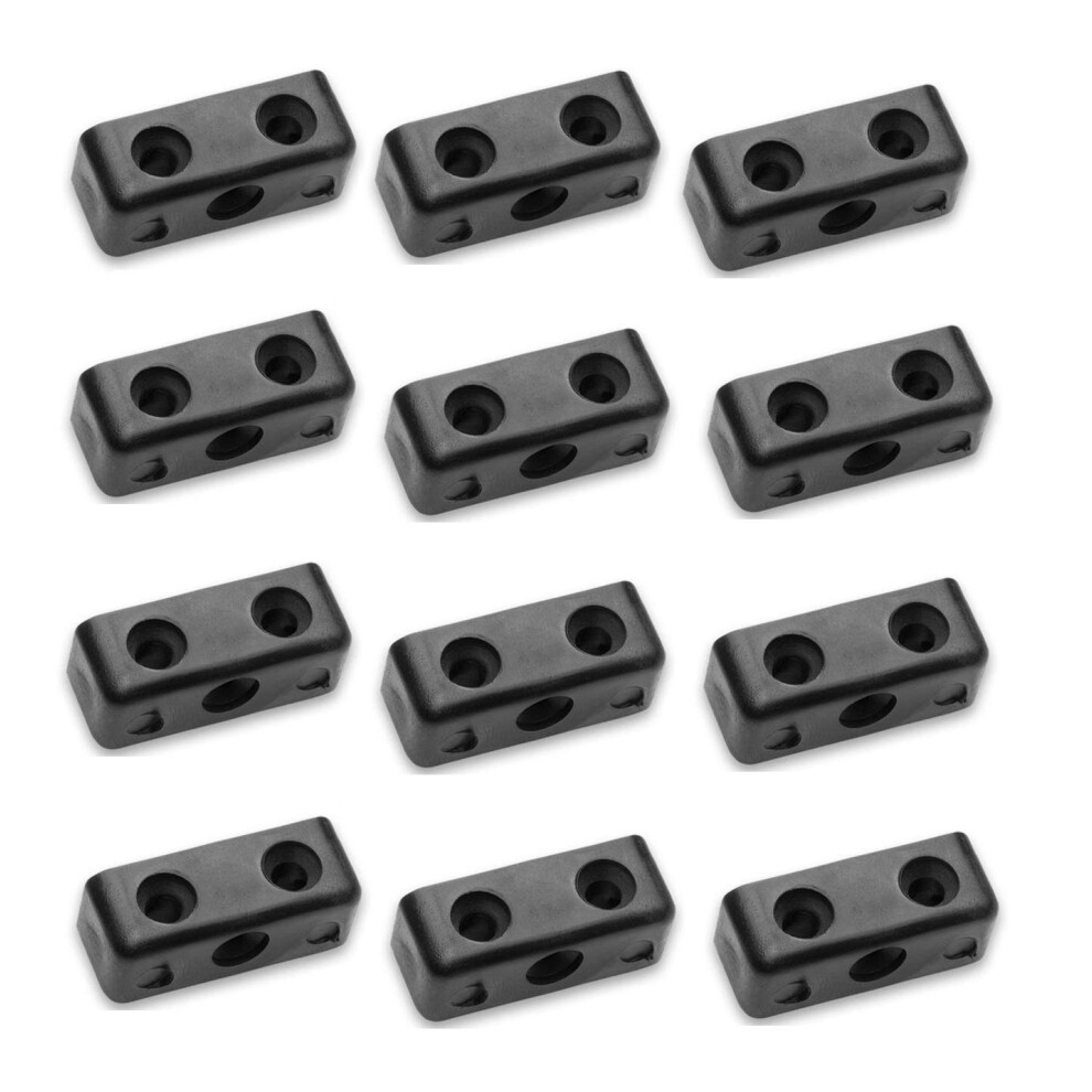 Terf 50 Pcs Heavy Duty Modesty Block Wood & Furniture Jointing Connector - Black 5002437018165