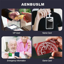 Laser Engraving Blanks, for CNC Engraving, Laser Crafting, Multipurpose Metal Business Cards. DIY Gift Cards,As Shown