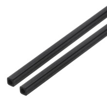Quadratisches Carbonrohr Kohlefaserstab 2 Stück 3x3x500mm — carbon quadratrohr, carbonfaser pultrusion, kohlefaser stange 3x3, rohr 500 mm