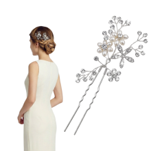 Women’s Bridal Hair Accessory Comb with Pearls, Crystals, Hair Tiara, Hairpin — bridal hair ornament, pearl bridal comb, crystal tiara hairpin
