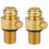 2pcs M18X1.5 Refill CO2 Valve Adapter Thread Converter Replacement for 1