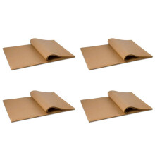 400 StüCke Ungebleichtes Pergament Papier, Vorgeschnittenes Back Papier, 12 X 16 Zoll, Anti Haft Beschichtet, Wasserfest, ÖL BestäNdig, Hitze