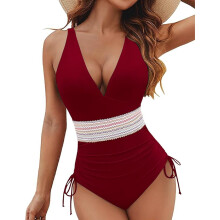 Damen Badeanzug Einteiler High Waist Formend L — badeanzug einteilig, formender high waist, figurformender badeanzug, lunnte badeanzug