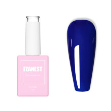 FZANEST Esmalte de Uñas en Gel Oscuro, 15ml Color Azul Marino, Uñas de Gel UV LED para Decoración