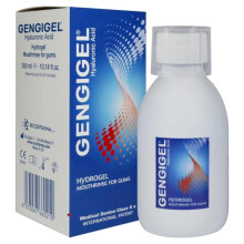 Gengigel Bouche Hyaluronique (300 ml), Solution d'Hygiène Bucco-Dentaire, Réduit l'Inconfort, Aide à la Récession Gingivale