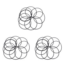 30 Joints Toriques Métriques PCS Caoutchouc Nitrile Noir Épaisseur 100 mm DiamèTre Extérieur 3 mm